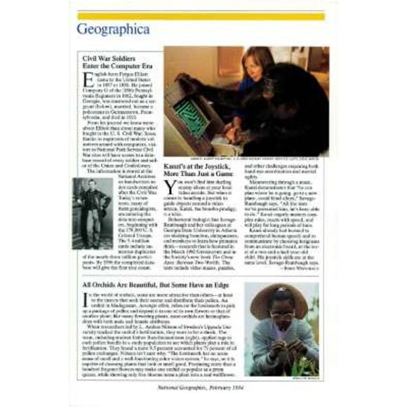 National Geographic Magazine FEB 1994 Canada Rivers, Federal Lands, Connecticut - Picture 9 of 15